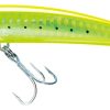 Yo-Zuri F1147 Crystal 3D Minnow GHCS Chartreuse Silver - F1147 GHCS Chartreuse Silver