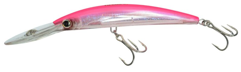 Yo-Zuri F1153 Crystal 3D Minnow Deep Diver Lure PK Fluorescent Pink - F1153 PK Fluorescent Pink