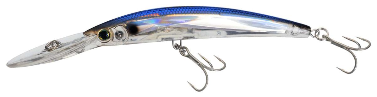 Yo-Zuri F1154 Crystal 3D Minnow Deep Diver Lure B Blue Silver - F1154 B Blue Silver