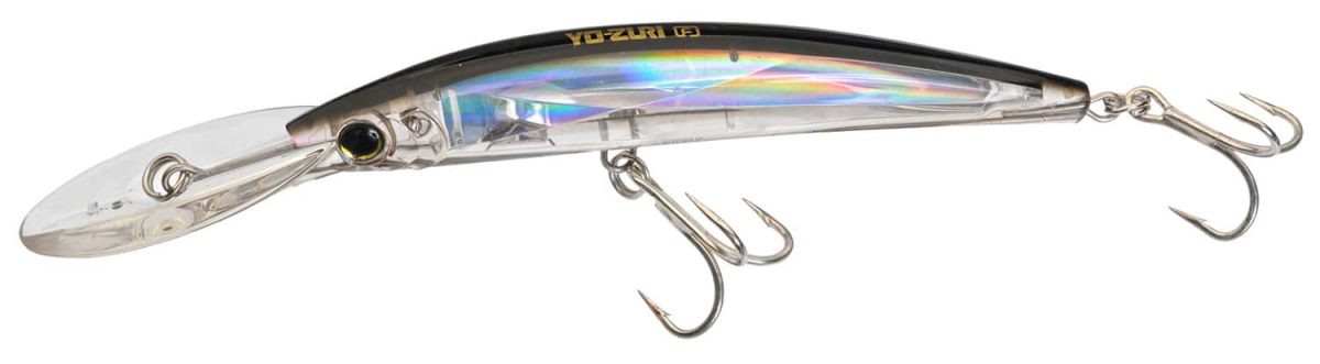 Yo-Zuri F1154 Crystal 3D Minnow Deep Diver Lure C4 Silver Black - F1154 C4 Silver Black