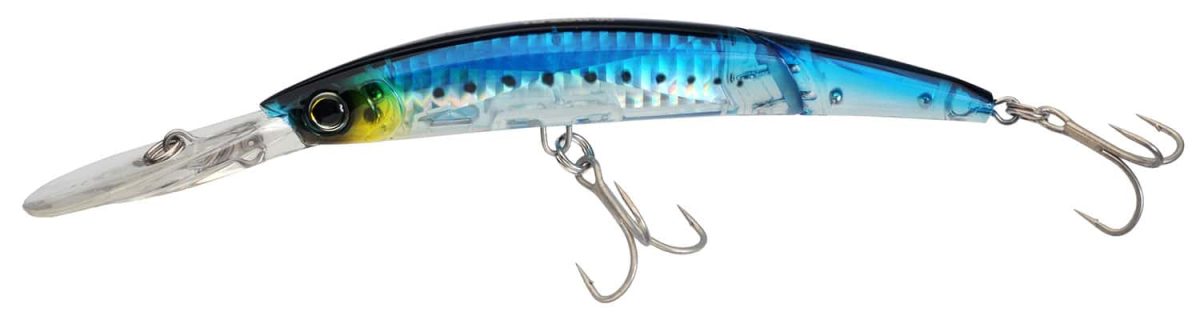 Yo-Zuri F1155 Crystal 3D Minnow Deep Diver Jointed Lure GHIW Sardine - F1155 GHIW Sardine