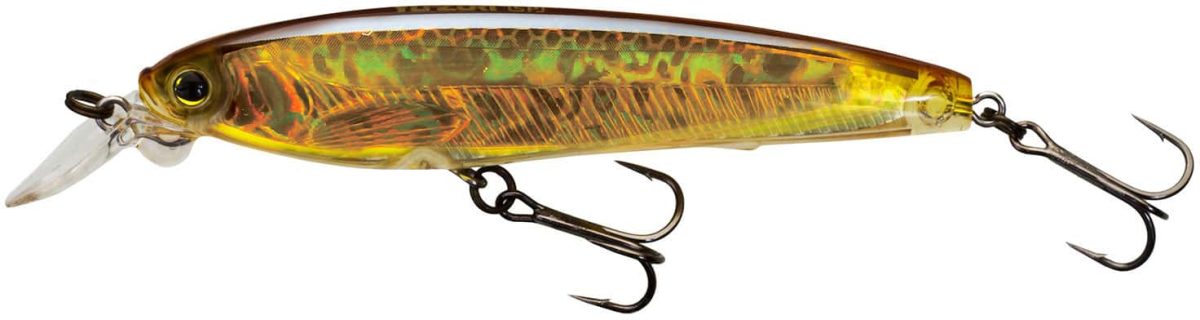 Yo-Zuri F1157 3DS Minnow Lure HGBL Holographic Gold Black - F1157 HGBL Holographic Gold Black