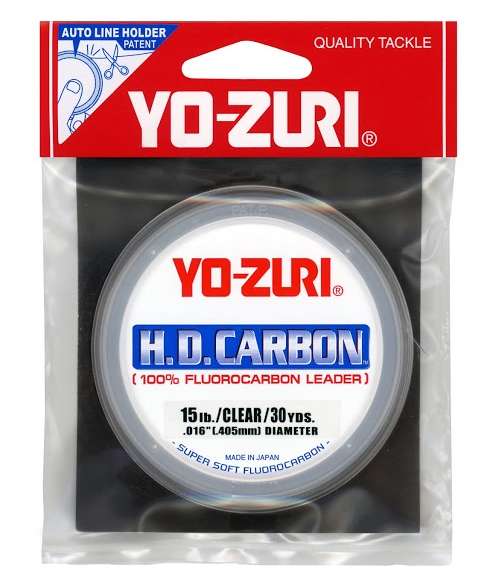 Yo-Zuri HD Fluorocarbon Leader - HD15LB-CL