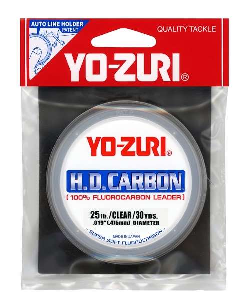 Yo-Zuri HD Fluorocarbon Leader - HD25LB-CL
