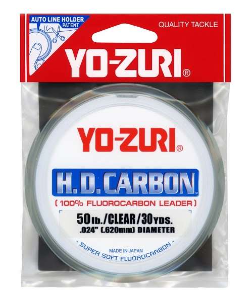 Yo-Zuri HD Fluorocarbon Leader - HD50LB-CL