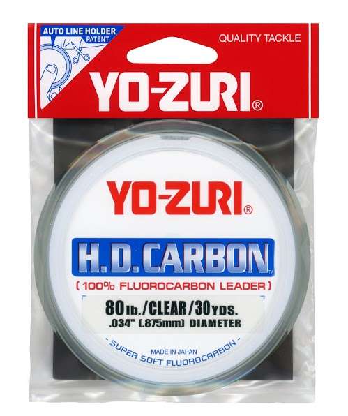 Yo-Zuri HD Fluorocarbon Leader - HD80LB-CL