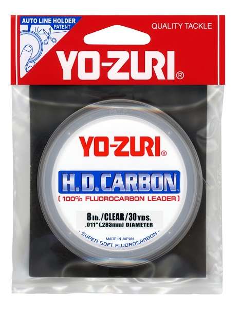 Yo-Zuri HD Fluorocarbon Leader - HD8LB-CL