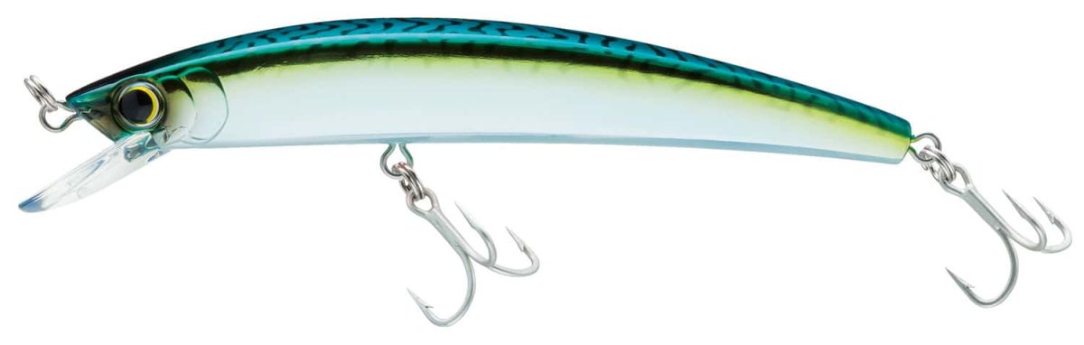 Yo-Zuri R1125 Crystal Minnow Floating HGM Holo Green Mackerel - R1125 HGM Holographic Green Mackerel