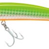 Yo-Zuri R1125 Crystal Minnow Floating Lure HCL Holographic Chartreuse - R1125 HCL Holographic Chartreuse