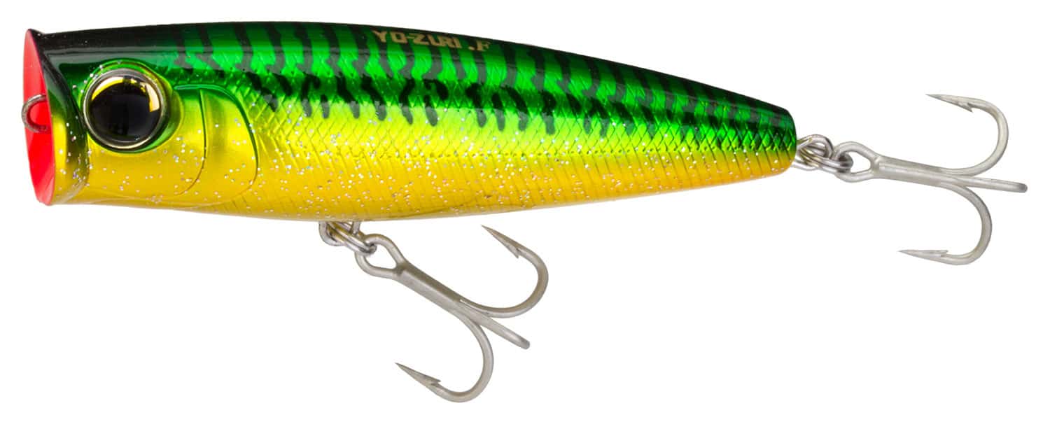 Yo-Zuri R1151 Hydro Popper Lure GM Green Mackerel - R1151 GM Green Mackerel