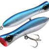 Yo-Zuri R1154 Bull Pop Lure Holographic Blue - R1154 Holographic Blue