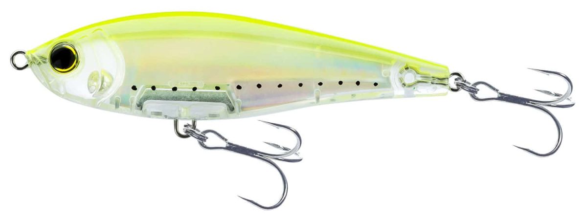 Yo-Zuri R1208 3D Inshore Twitchbait Lure - 3-1/2 in. GHCS - Chartreuse - R1208 GHCS - Chartreuse