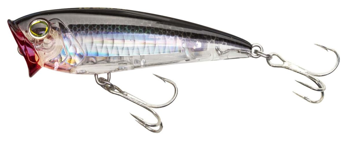 Yo-Zuri R1210 3D Inshore Popper Lure C4 - Silver Black - R1210 C4 - Silver Black