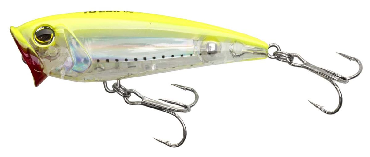 Yo-Zuri R1210 3D Inshore Popper Lure GHCS - Chartreuse - R1210 GHCS - Chartreuse