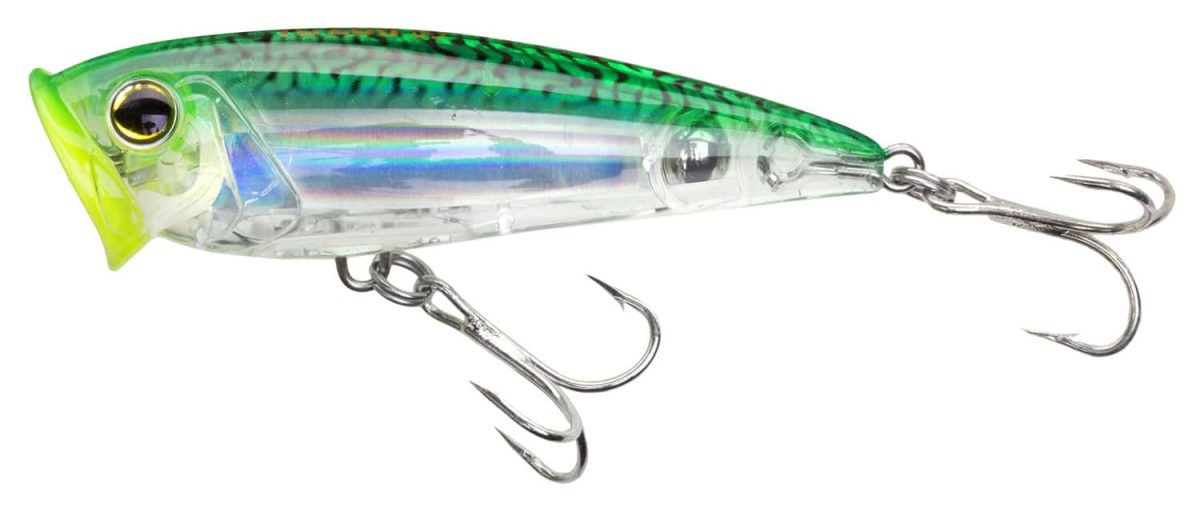 Yo-Zuri R1210 3D Inshore Popper Lure HGM - Green Mackerel - R1210 HGM - Green Mackerel