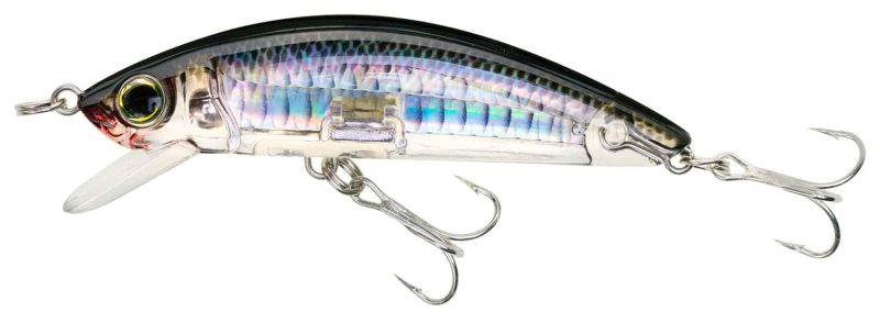 Yo-Zuri R1212 3D Inshore Minnow Lure - 3-1/2 in. C4 - Silver Black - R1212 C4 - Silver Black