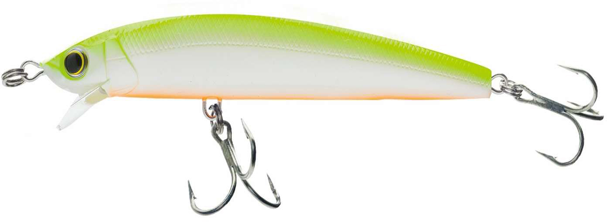 Yo-Zuri R1322 Hydro Minnow LC Lure - Pearl Chartreuse