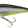 Yo-Zuri R1348 3D Inshore Twitchbait Lure - 4-3/8 in. - Black Silver Chartreuse