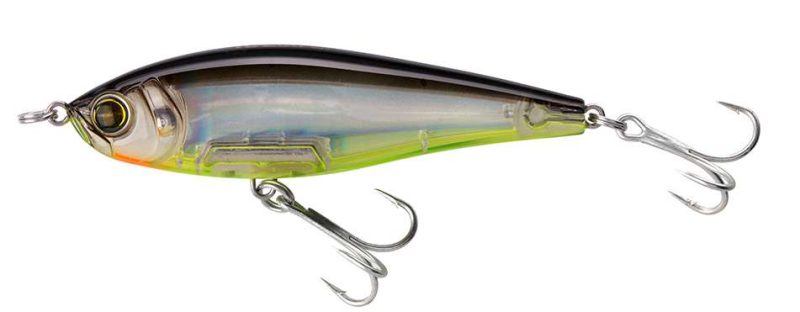 Yo-Zuri R1348 3D Inshore Twitchbait Lure - 4-3/8 in. - Black Silver Chartreuse