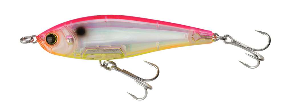 Yo-Zuri R1348 3D Inshore Twitchbait Lure - 4-3/8 in. - Pink Silver Chartreuse