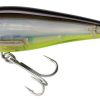 Yo-Zuri R1348 3D Inshore Twitchbait Lure - 5-1/4 in- Black Silver Chartreuse