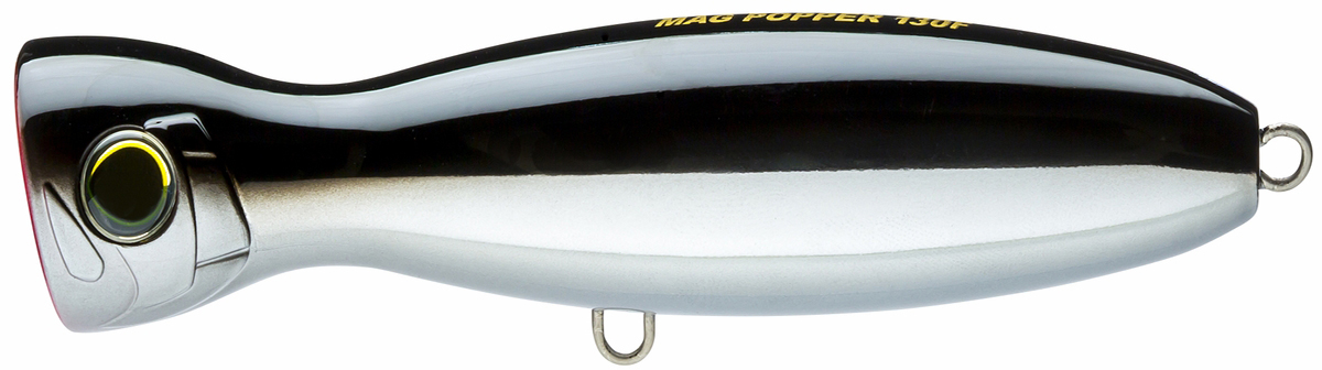 Yo-Zuri R1370 Mag Popper Lure - Black Silver