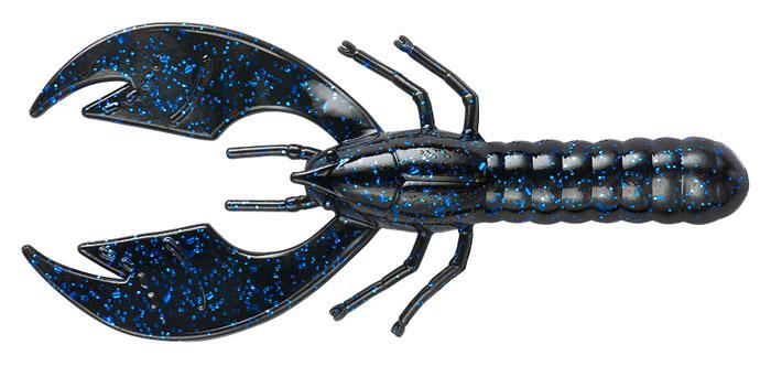 Yum Craw Papi - 3.75in - Black/Blue Flake