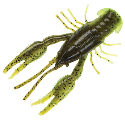 Yum Crawbug - 3.25in - Green Pumpkin Chartreuse - YCRB359