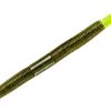 Yum Dinger - 4in - Green Pumpkin/Chartreuse Tip