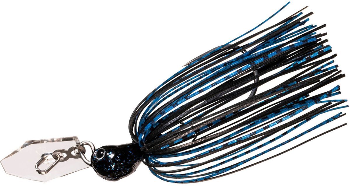 Z-Man ChatterBait JackHammer StealthBlade - 3/8oz - Black Blue