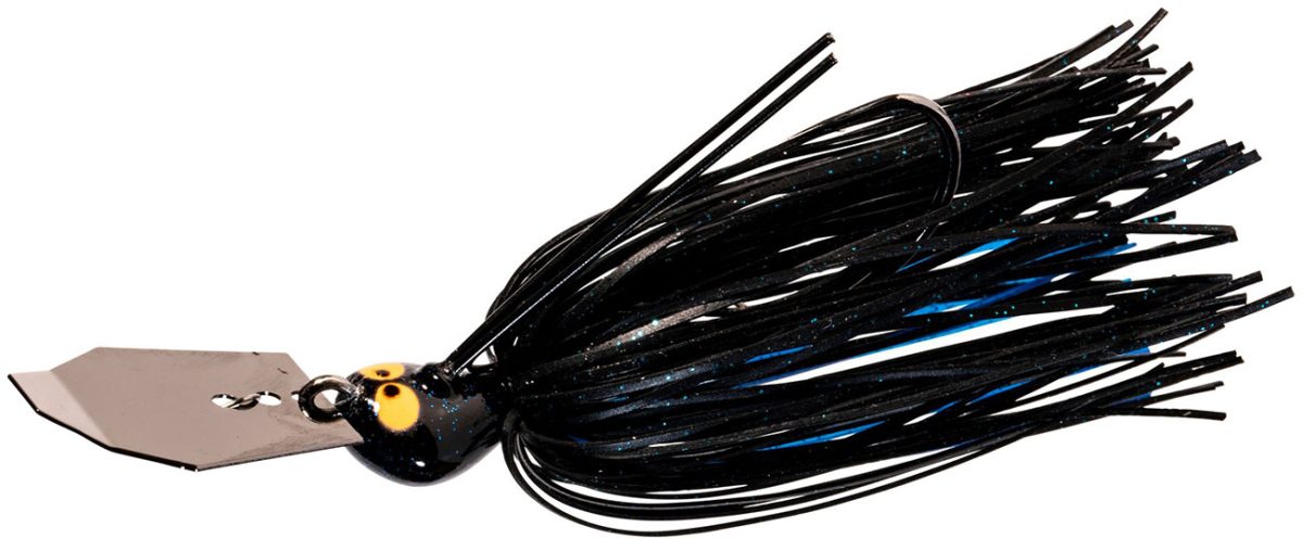 Z-Man CrossEyeZ ChatterBait - 1/2oz - Black/Blue