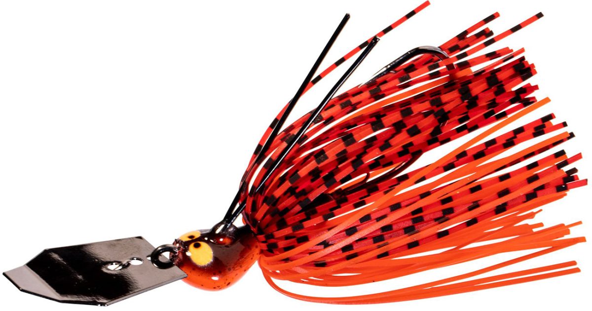 Z-Man CrossEyeZ ChatterBait - 1/2oz - Fire Craw