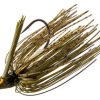 Z-Man CrosseyeZ Snakehead Swim Jig - 1/4oz - Green/Pumpkin