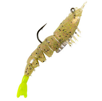 Z-Man EZ Shrimpz Rigged Lure - 3-1/2in - Fried Chicken