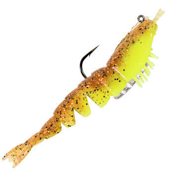 Z-Man EZ Shrimpz Rigged Lure - 3-1/2in - Sexy Penny