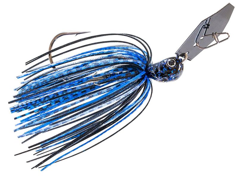 Z-Man Evergreen Chatterbait Jack Hammer - 1.25oz - Black/Blue