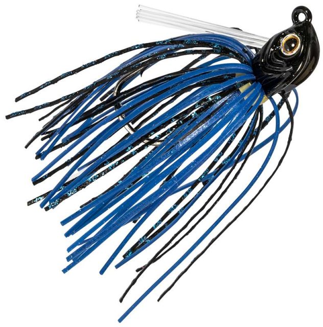 Z-Man Midwest Finesse Swim Jig - 1/4oz - Black Blue