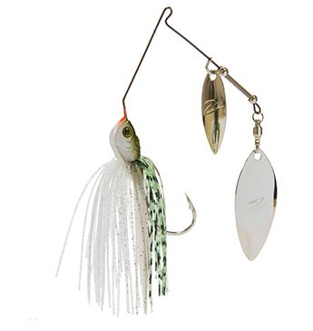 Z-Man SlingbladeZ Double Willow Spinnerbait - 1/2oz - Greenback Shad