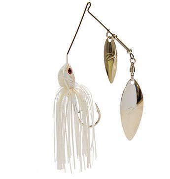 Z-Man SlingbladeZ Double Willow Spinnerbait - 1/2oz - Pearl Ghost