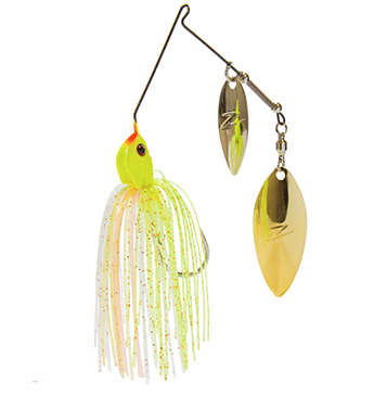 Z-Man SlingbladeZ Double Willow Spinnerbait - 1/2oz - Red Perch