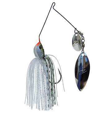 Z-Man SlingbladeZ Willow Colorado Spinnerbait - 1/2oz - Greenback Shad