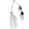 Z-Man SlingbladeZ Willow Colorado Spinnerbait - 1/2oz - Pearl Ghost