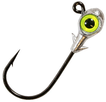 Z-Man Trout Eye Jighead - 1/4oz - Chartreuse