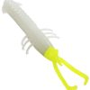 Z-Man Trout Trick Jerk ShrimpZ - 4in - Glow/Chartreuse Tail