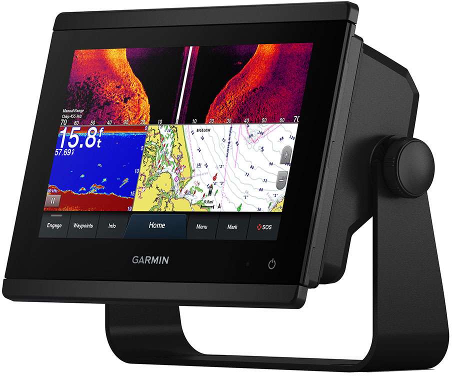 Garmin GPSMAP 743xsv Combo - BlueChart g3 - LakeVu g3