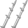 TACO 15' 1-1/2" Tele-Outrigger Poles Silver/Silver - - OT-0542VEL15-HD